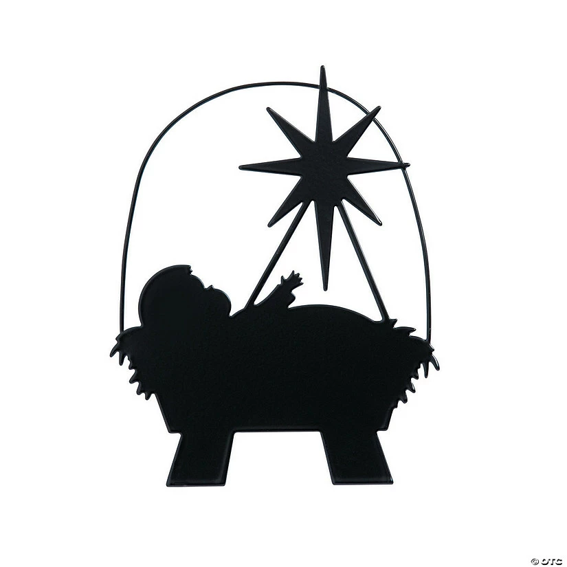 Discount ๐ Bulk Manger Silhouette Metal ๐ Christmas Ornaments - 48 Pc. ๐ - Image 2