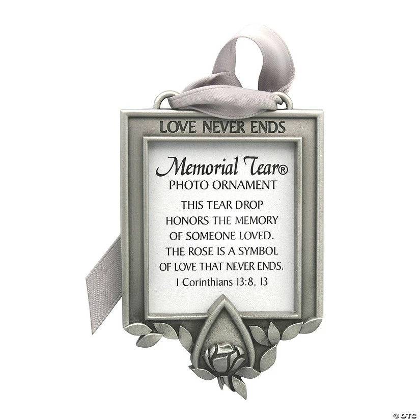 Cheap π Mini Memorial Tear Photo Frame Metal π Christmas Ornament π - Image 2