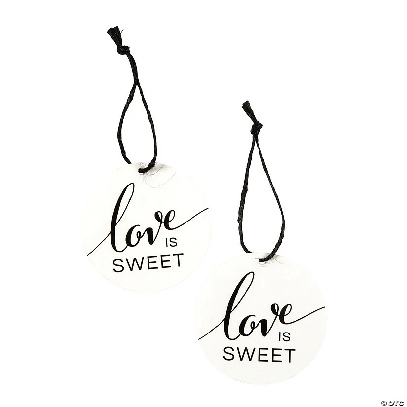 Budget β€οΈ Love is Sweet Favor Tags - 24 Pc. β¨ - Image 2