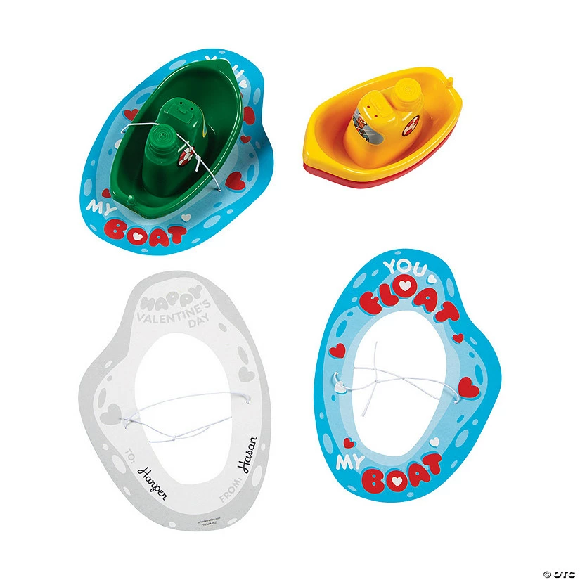 Discount β€οΈ Boat Valentine Exchanges with Card for 24 π₯ - Image 2