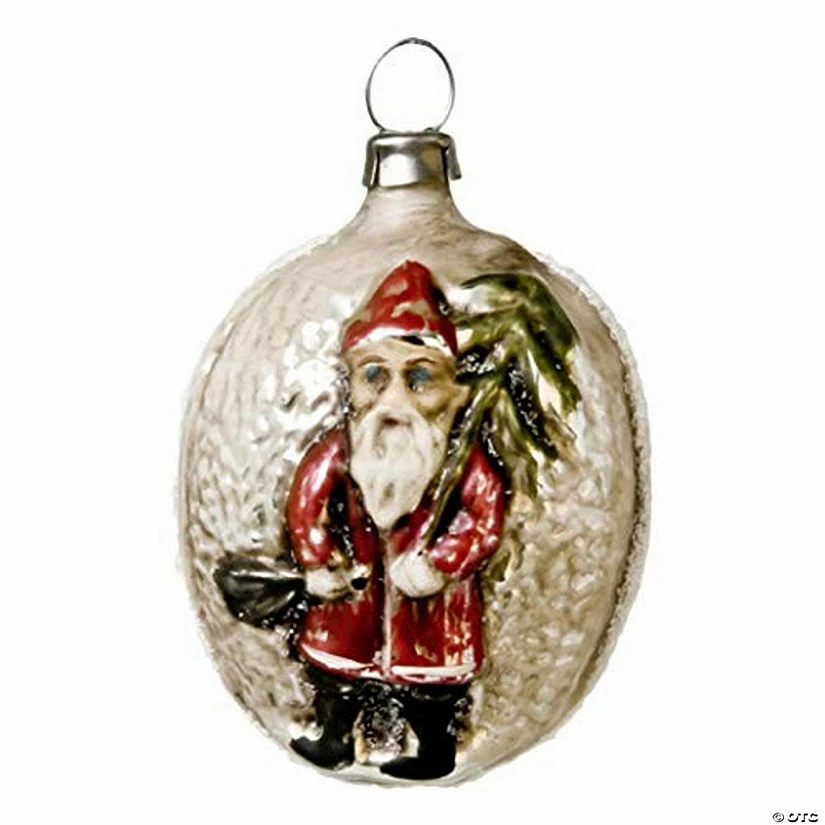 Discount โ๏ธ Marolin 2011034 Mouthblown ๐ Christmas Glass Ornament Ball with St Nicholas ๐ - Image 2