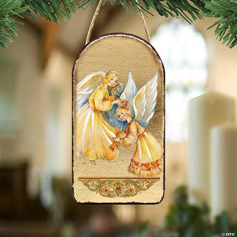 Best Pirce ๐ฅ G. Debrekht Angels โ Watching Over You Religious Christian Sacred Icon Ornament Inspirational Icon Decor ๐ - Image 2
