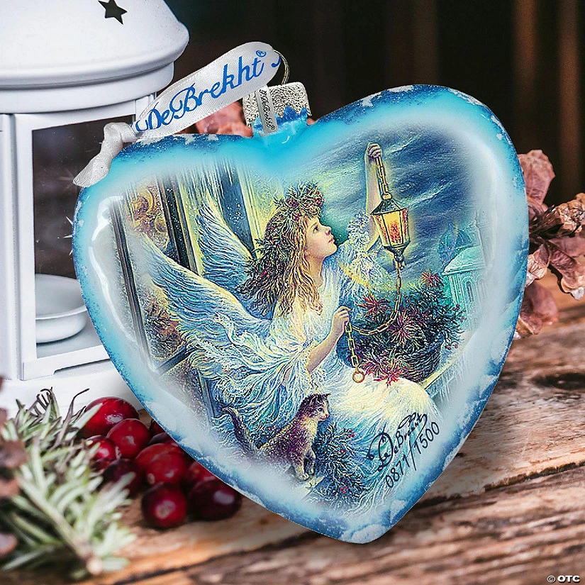 Hot Sale ๐ G. Debrekht Light the Way Angel Glass Ornament Limited Edition Nativity Holiday Decor ๐ฅฐ - Image 2
