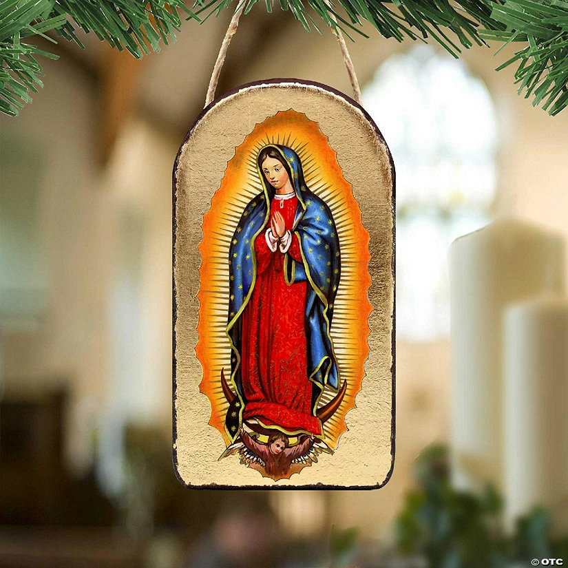New ๐ G. Debrekht Lady of Guadalupe Religious Christian Sacred Icon Ornament Inspirational Icon Decor ๐ - Image 2
