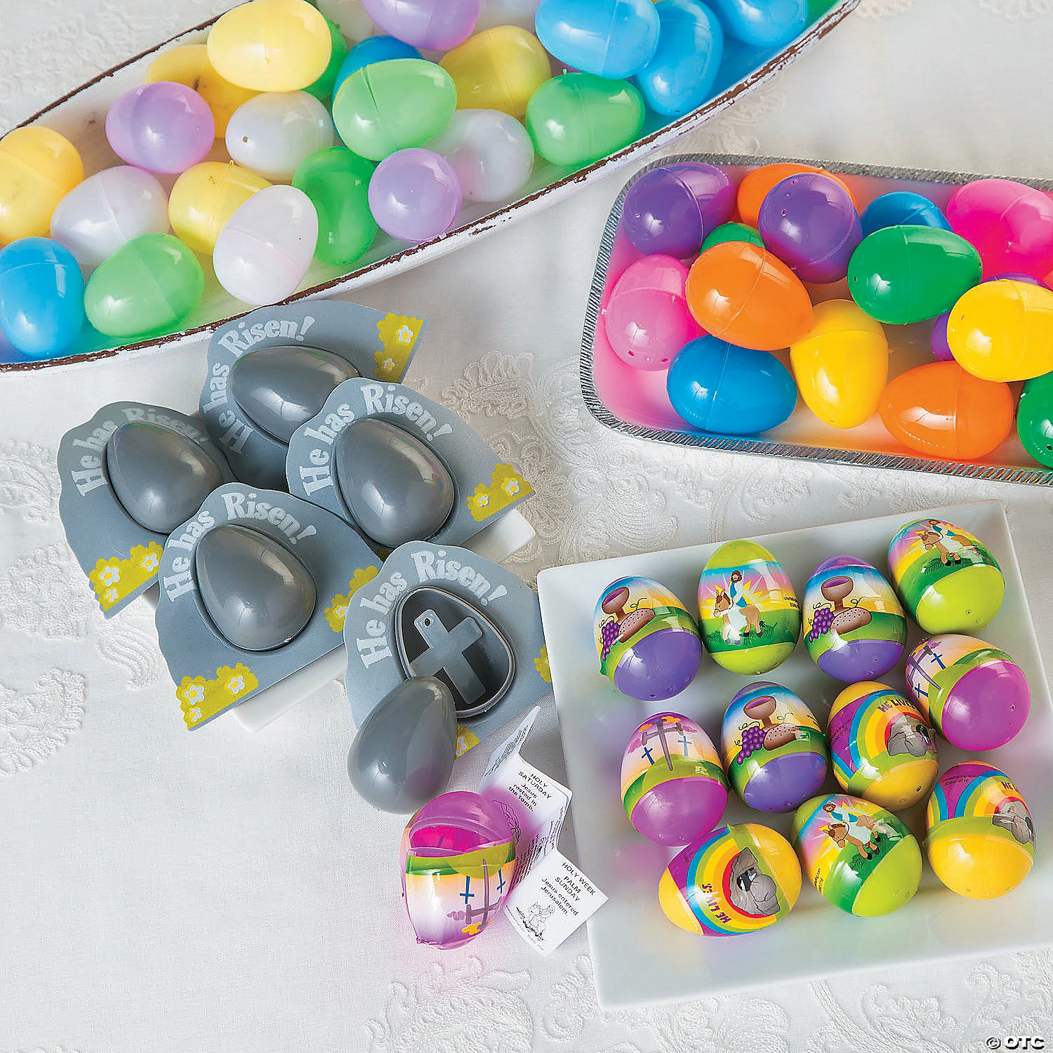 Discount π€© 2 1/2" Resurrection Story-Filled Plastic Easter Eggs - 12 Pc. π - Image 3