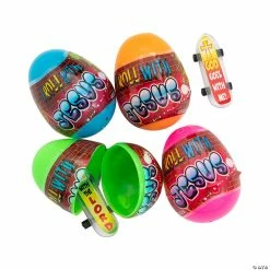 Discount โจ 2 1/2" Roll with Jesus Skateboard-Filled Plastic Easter Eggs - 24 Pc. โ