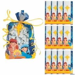 Hot Sale 🔔 6 3/4" x 9" Nativity Cellophane Bags - 12 Pc. 🥰