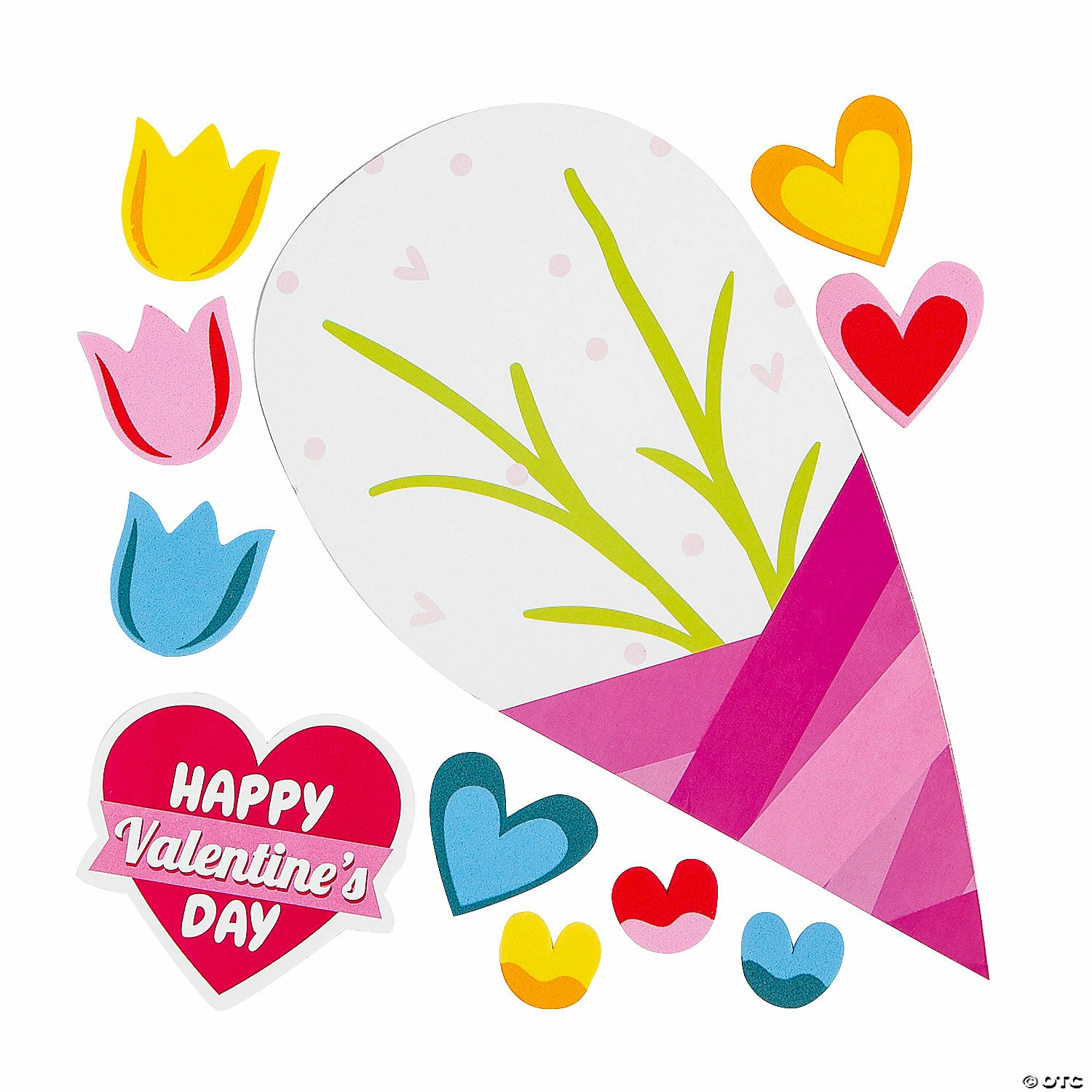 Best deal 🔔 Bouquet Valentine’s Day Card Craft Kit - Makes 12 ⌛ - Image 2