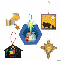 Deals ⭐ Bulk Nativity Ornament Craft Kit Assortment - Makes 240 😍