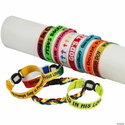 Budget 🧨 Bulk Religious Friendship Bracelet Assortment - 150 Pc. 💯