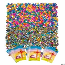 Best Pirce ✔️ Bulk Value Religious Toy-Filled Easter Egg Hunt Kit for 100 🧨