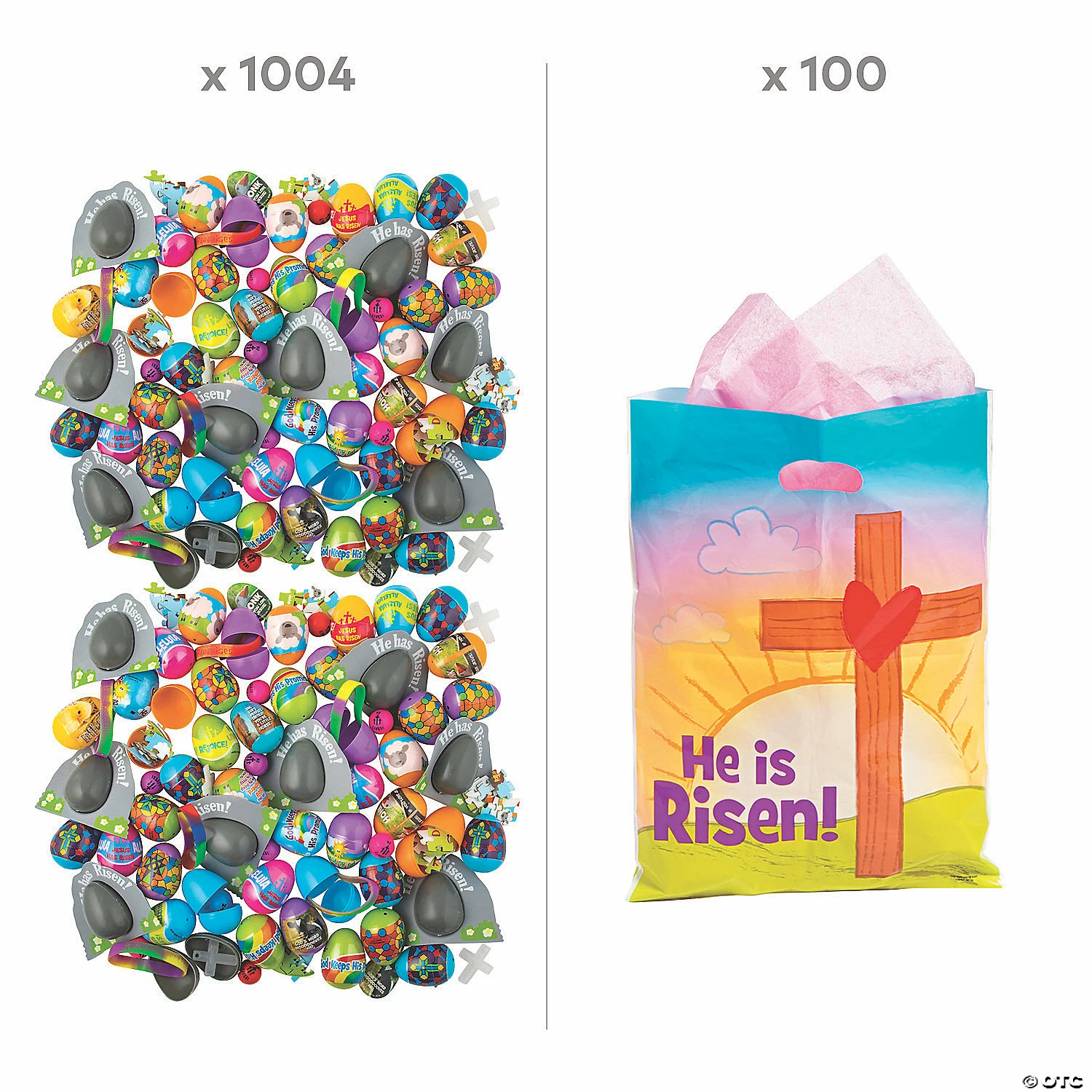 Best Pirce โ๏ธ Bulk Value Religious Toy-Filled Easter Egg Hunt Kit for 100 ๐งจ - Image 2