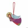 Top 10 🌟 Ceramic Angel with Stained Glass Design 🎄 Christmas Ornaments - 12 Pc. 🛒