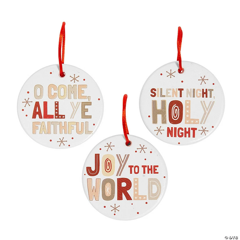 Brand new π Ceramic π
Christmas Hymn Ornaments - 12 Pc. βοΈ