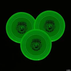 Promo 🌟 Christian Pumpkin Glow-in-the-Dark Flying Discs - 12 Pc. 🤩