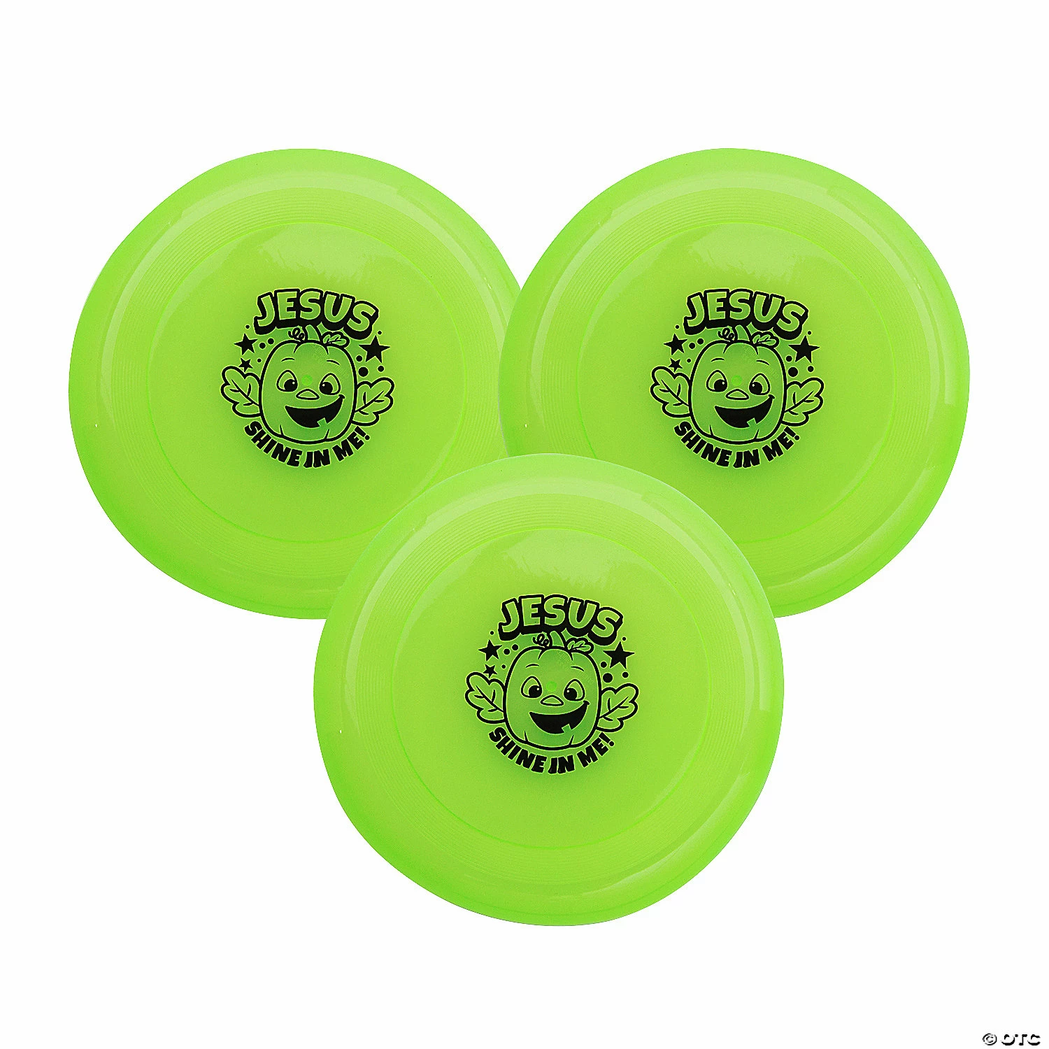 Promo ๐ Christian Pumpkin Glow-in-the-Dark Flying Discs - 12 Pc. ๐คฉ - Image 2