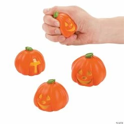 Brand new 👍 Christian Pumpkin Stress Toys - 12 Pc. 😀