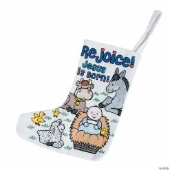 Wholesale ๐ฅฐ Color Your Own Nativity Mini Stockings - 12 Pc. ๐คฉ