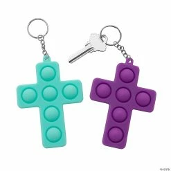 Top 10 ๐ Cross Lotsa Pops Popping Toy Keychains - 6 Pc. ๐ฅฐ
