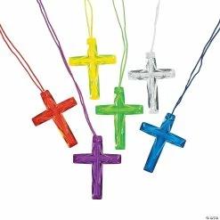 Top 10 ๐ฏ Crystal Cross Necklaces - 48 Pc. ๐