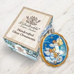 Wholesale ๐ Designocracy Lighting Stars Angels Mercury Glass Ornament Nativity Holiday Decor ๐