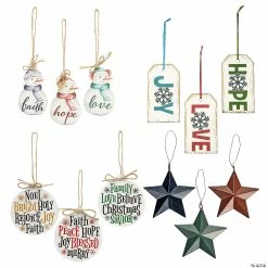 Best Pirce 👏 Faith Hope, Love & Joy Ornaments Assortment - 48 Pc. 👍