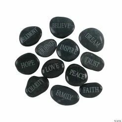 New ✔️ Faith Worry Stones - 12 Pc. ⭐