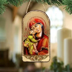 Best reviews of 🎉 G. Debrekht Holy Virgin Mary Religious Orthodox Sacred Icon Ornament Inspirational Icon Decor 💯