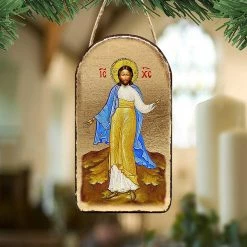 Promo 😉 G. Debrekht Jesus Religious Christian Sacred Icon Ornament Inspirational Icon Decor ✨