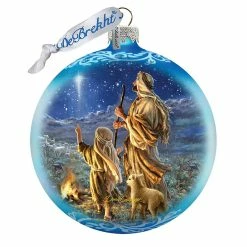 Deals 🎁 G. Debrekht Shepherds Glass Ornament Limited Edition by D. Gelsinger Nativity Holiday Decor 🔔