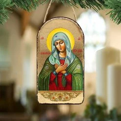 Flash Sale 🤩 G. Debrekht The 👩 Mother of God Tenderness Religious Orthodox Sacred Icon Ornament Inspirational Icon Decor 🤩