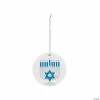 Best reviews of 👍 Hanukkah Menorah Ceramic 🎅 Christmas Ornaments - 12 Pc. 😀