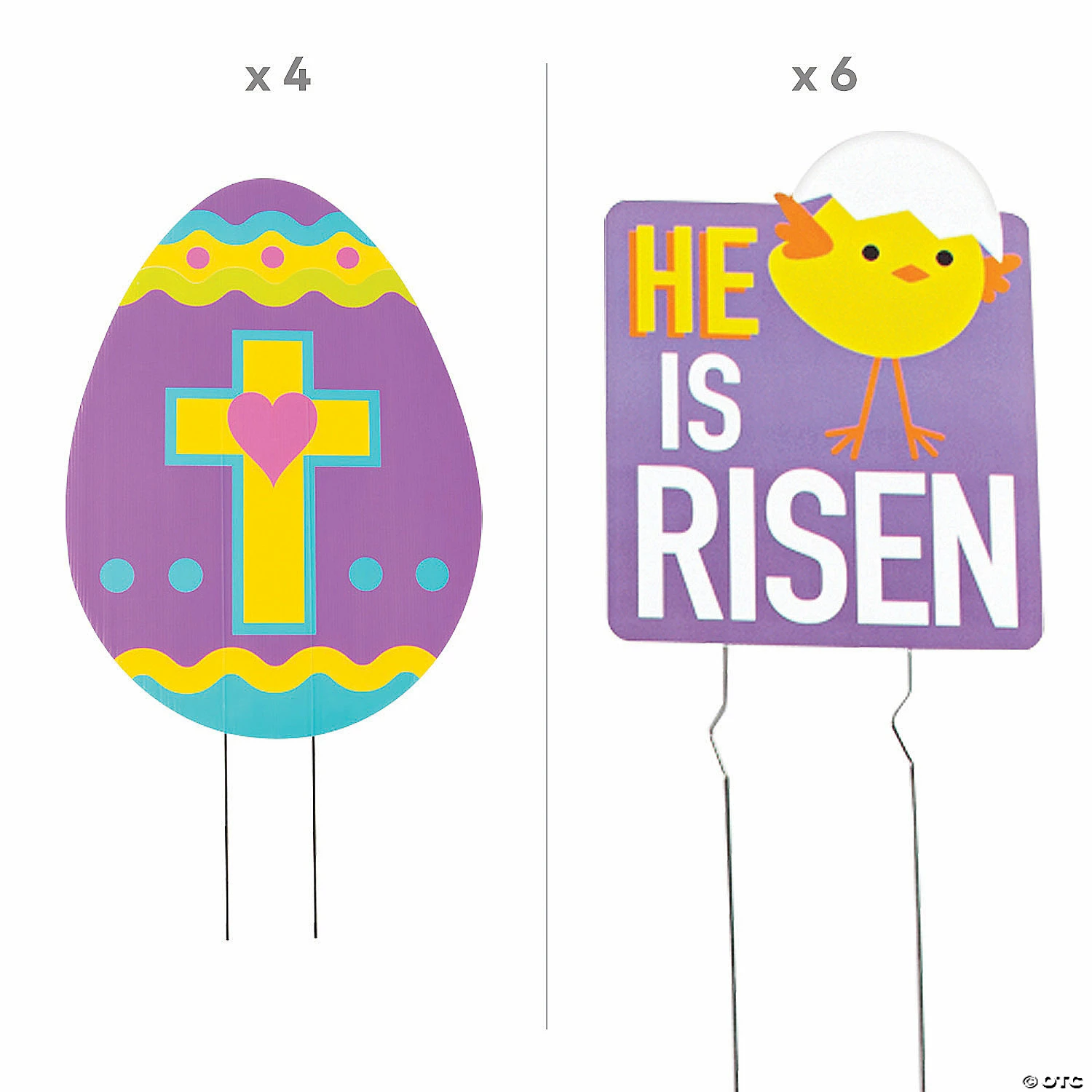 Budget 😀 He Lives Easter Yard Sign Kit – 10 Pc. 🎁 - Image 2