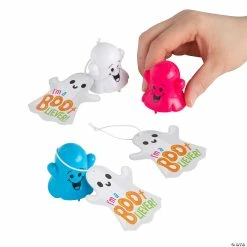 Coupon 👍 I’m a Boo-Liever Ghost Pull-Back Toys with Card - 24 Pc. 🌟