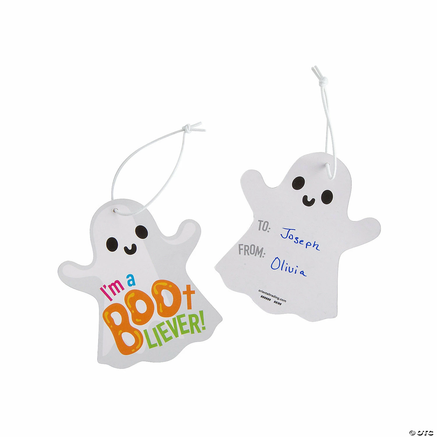 Coupon ๐ Iโm a Boo-Liever Ghost Pull-Back Toys with Card - 24 Pc. ๐ - Image 2