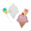 Budget 🔔 Ice Cream Lollipops with Card for 12 👏