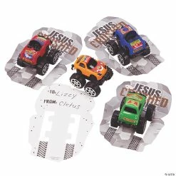 Top 10 ๐ฅ Jesus Crushed My Sins Pullback Trucks Exchanges with Card for 12 โญ