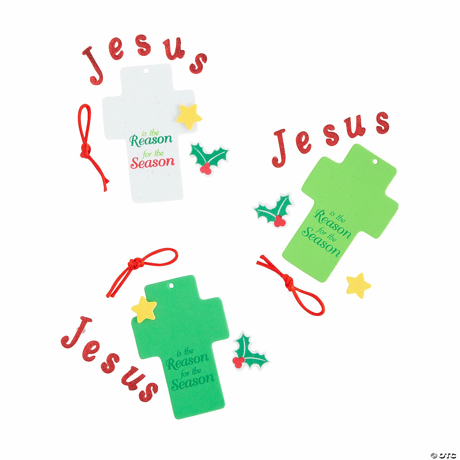 Outlet 🔥 Jesus Is the Reason Ornament Craft Kit - Makes 12 😍 - Image 2