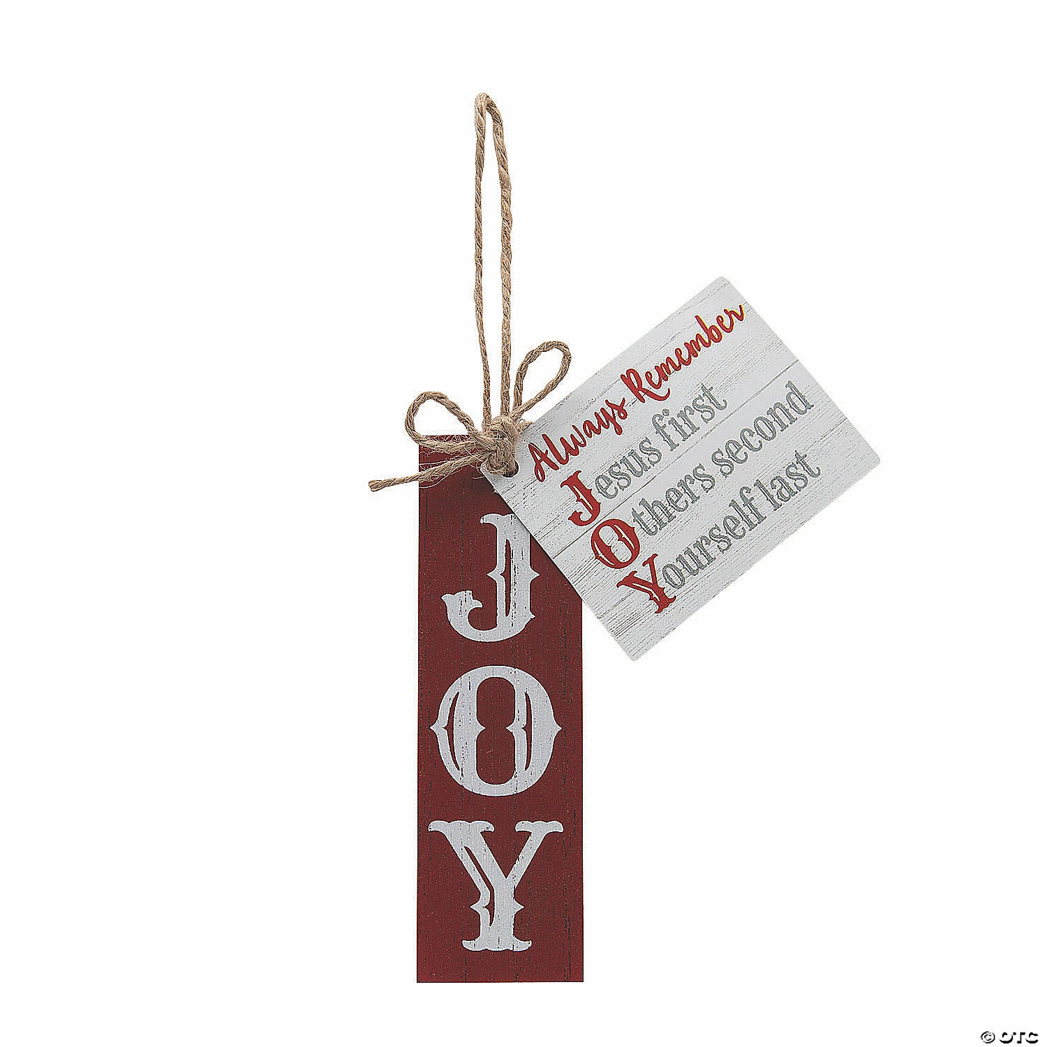 Brand new ⭐ Joy Panel Wood 🎄 Christmas Ornaments with Card - 12 Pc. 👏