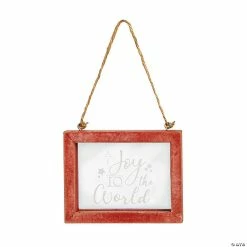 Best Sale 🔥 Joy to the World Window 🎄 Christmas Ornaments - 6 Pc. 🧨