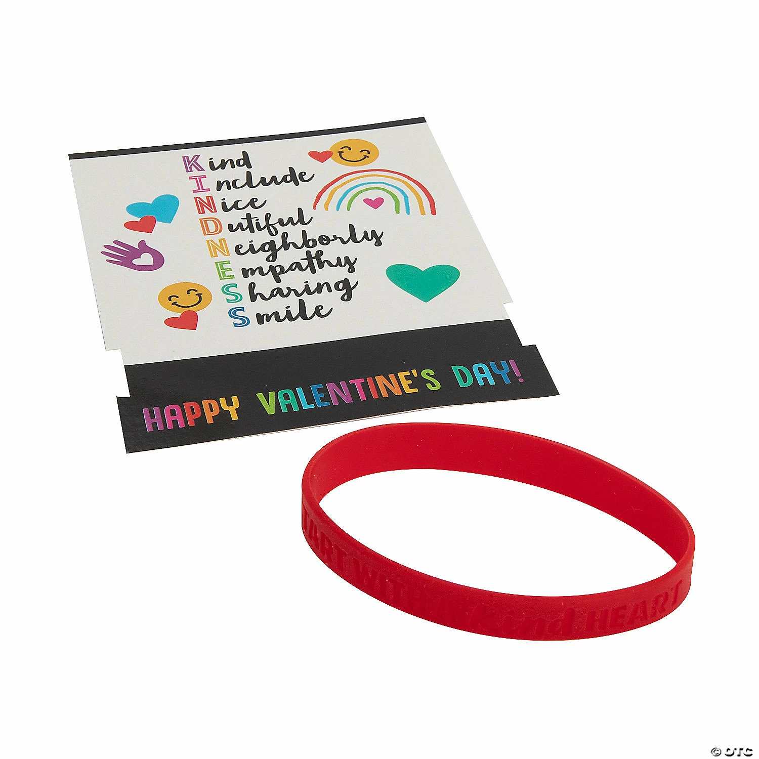 Discount π Kindness Bracelet Valentine Exchanges with Card for 24 π€© - Image 3