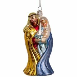 Cheapest 🎁 Kurt Adler Noble Gems Traditions Glass Holy Family Ornament 👏