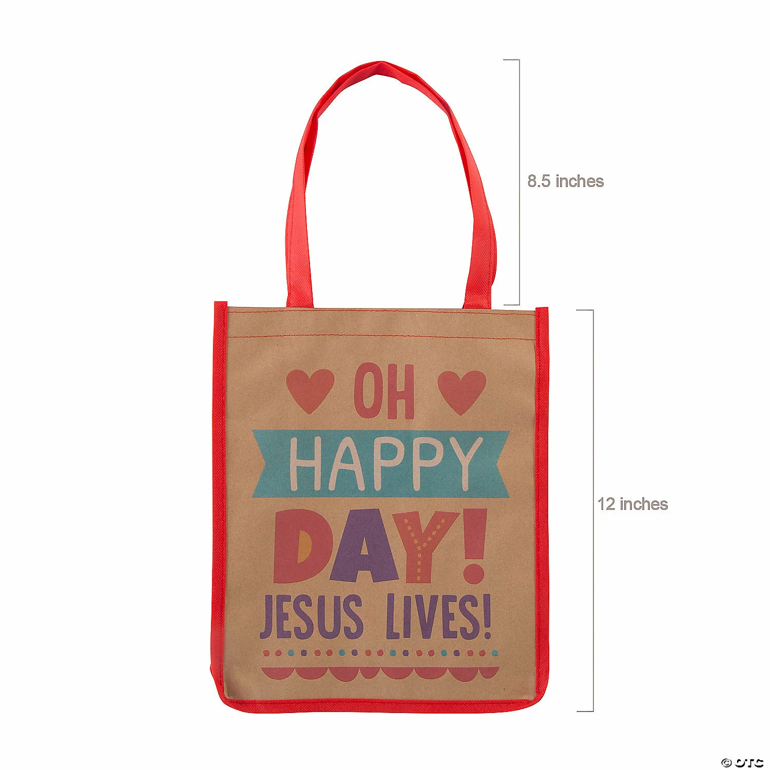 Deals ๐ฏ Large He Lives Craft Nonwoven Tote Bags - 12 Pc. โ๏ธ - Image 2