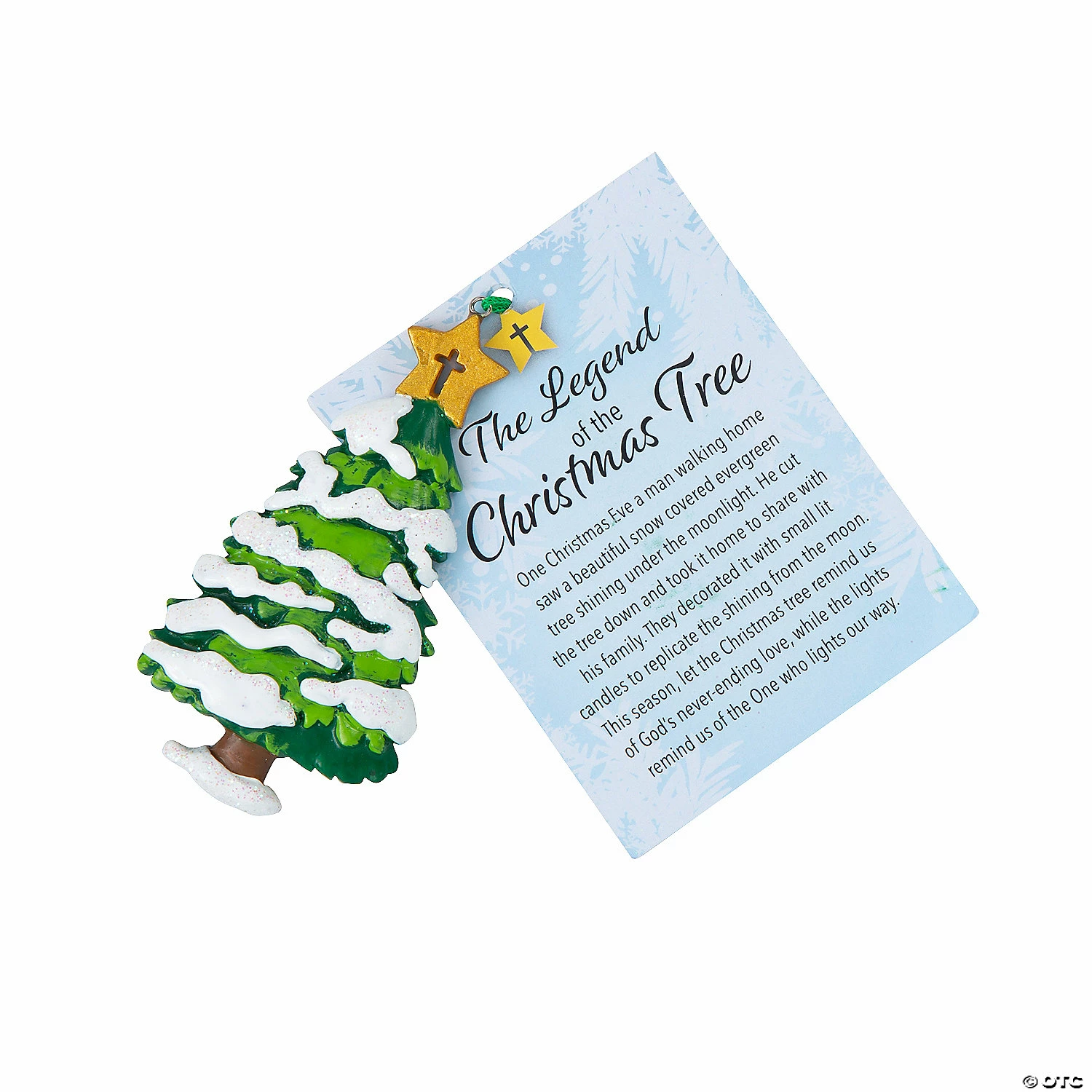 Outlet π₯° Legend of the π Christmas Tree Resin Ornaments with Card - 12 Pc. π§¨