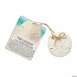 Deals 🥰 Legend of the Sand Dollar Resin 🎄 Christmas Ornaments With Card - 12 Pc. 🧨