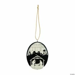 Cheap 🎉 Little Town of Bethlehem 🎄 Christmas Ornaments - 12 Pc. 🤩