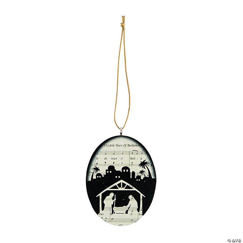 Cheap π Little Town of Bethlehem π Christmas Ornaments - 12 Pc. π€©
