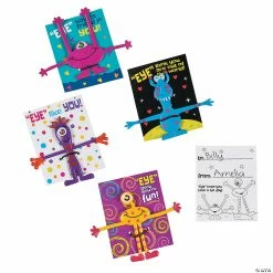 Best deal 🛒 Monster Bendable Valentine Exchanges with Card for 24 😍