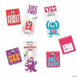Outlet ๐ Monster with Googly Eye Valentineโs Day Cards - 24 Pc. โญ