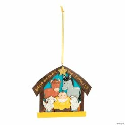 Best deal ๐ฅฐ Nativity Believe and Receive Resin ๐ Christmas Ornaments - 12 Pc. ๐คฉ